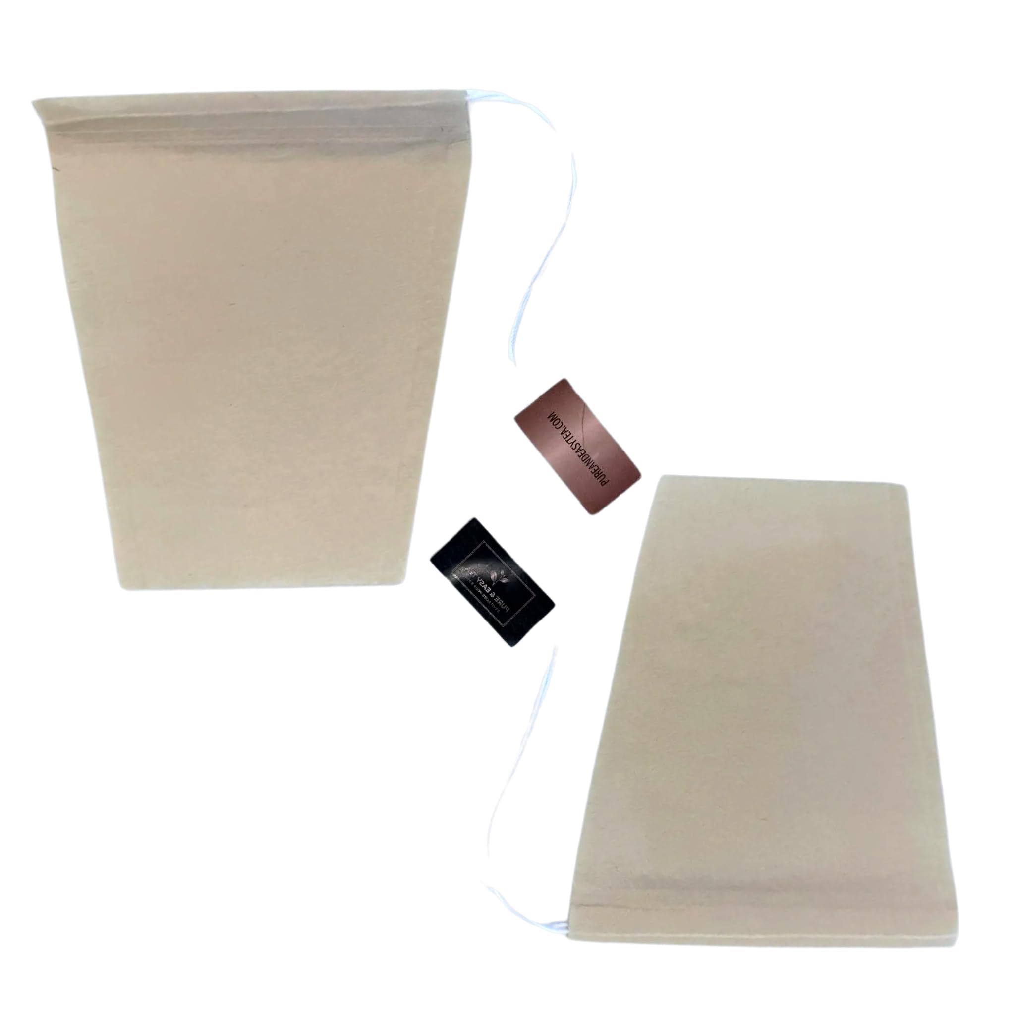 Té puro y fácil | Filtros de té de primera calidad | 150 bolsas de té vacías | Biodegradables, 100% naturales, sin blanquear, ecológicos | Filtros, infusores, empapadores – para té de hojas sueltas,
