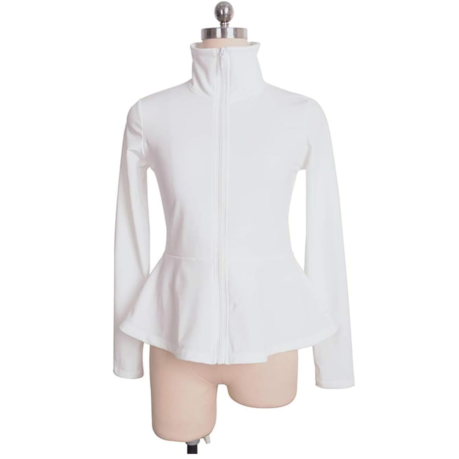 LIUHUO Eiskunstlaufrock, Mädchen, Jacken, Weiß, Eislaufkleid, Training, Damen, Teenager, Wettkampf-Outwear
