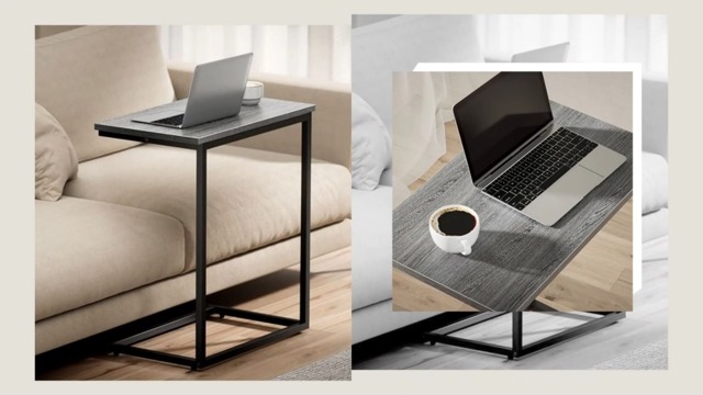 Amazon.com: Pipishell C Shaped End Table 27 Inches High, Side