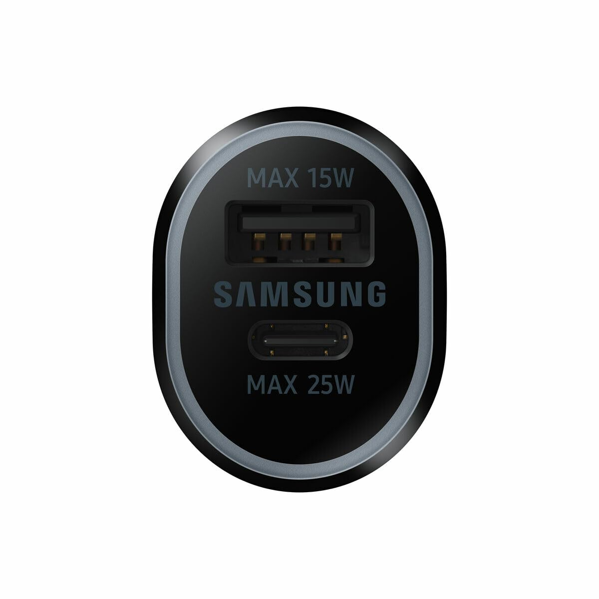 Samsung EP-L4020 Caricatore da viaggio per auto 40W, 2 porte USB e USB-C, Nero