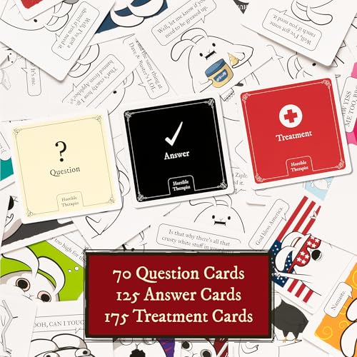 Image of Horrible Therapist: Extra Horrible Edition by Exploding Kittens - A Card Game for 3-8 Players, Ages 17+ - Adult Party Game for Family Night