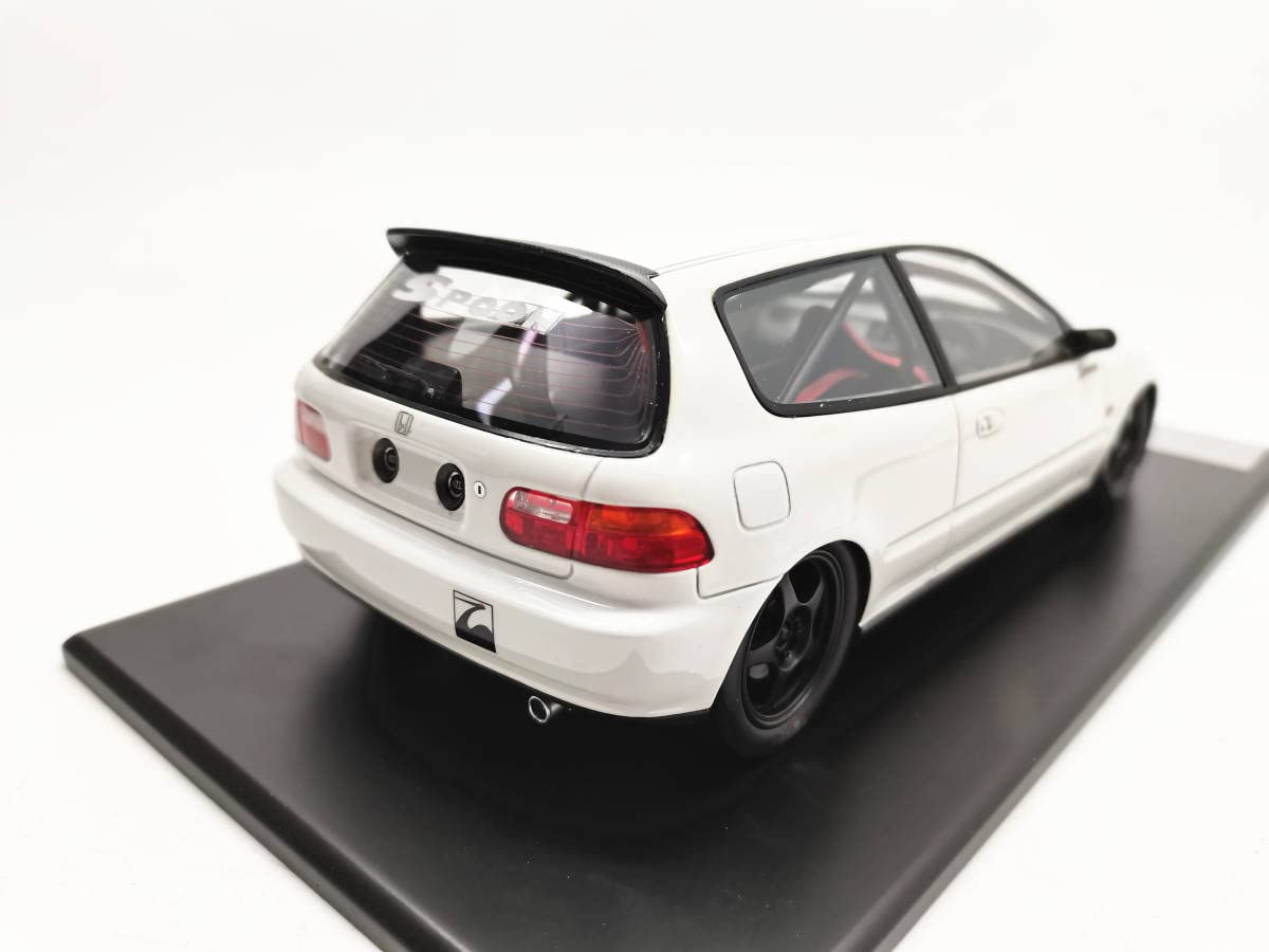 Amazon | Tramac Works 1/18 ホンダ シビック EG6 Group 黒/白47 