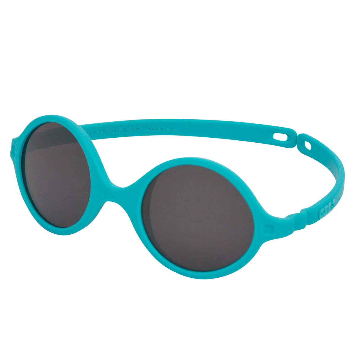Ki ET LA Unisex Kid's Gafa Sol Diabola 2.0 de 0-12 Meses Peacock Blue Sunglasses Months, aplica
