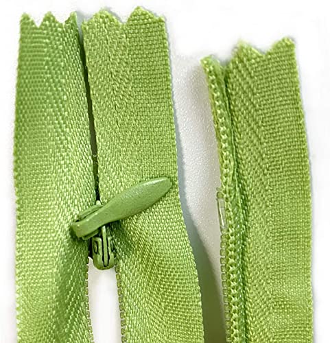 Image of Invisible Zippers, DOITEM 30pcs 24 Inch Invisible Multicolor Nylon Coil Zippers for Sewing and Crafts 15 Colors