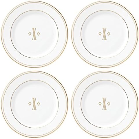 Lenox Federal Gold Initial Monogram Plates Cover