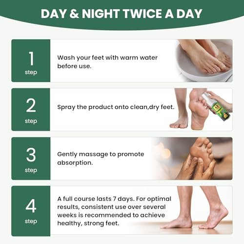 7 Days Ginger Foot Spray - Odor Control & Callus Care, Natural Ginger Nail Treatment - Refreshing & Nourishing Formula, Plant-Based Care for Feet, 20ml (1 WEEKS, Original) - Image 4