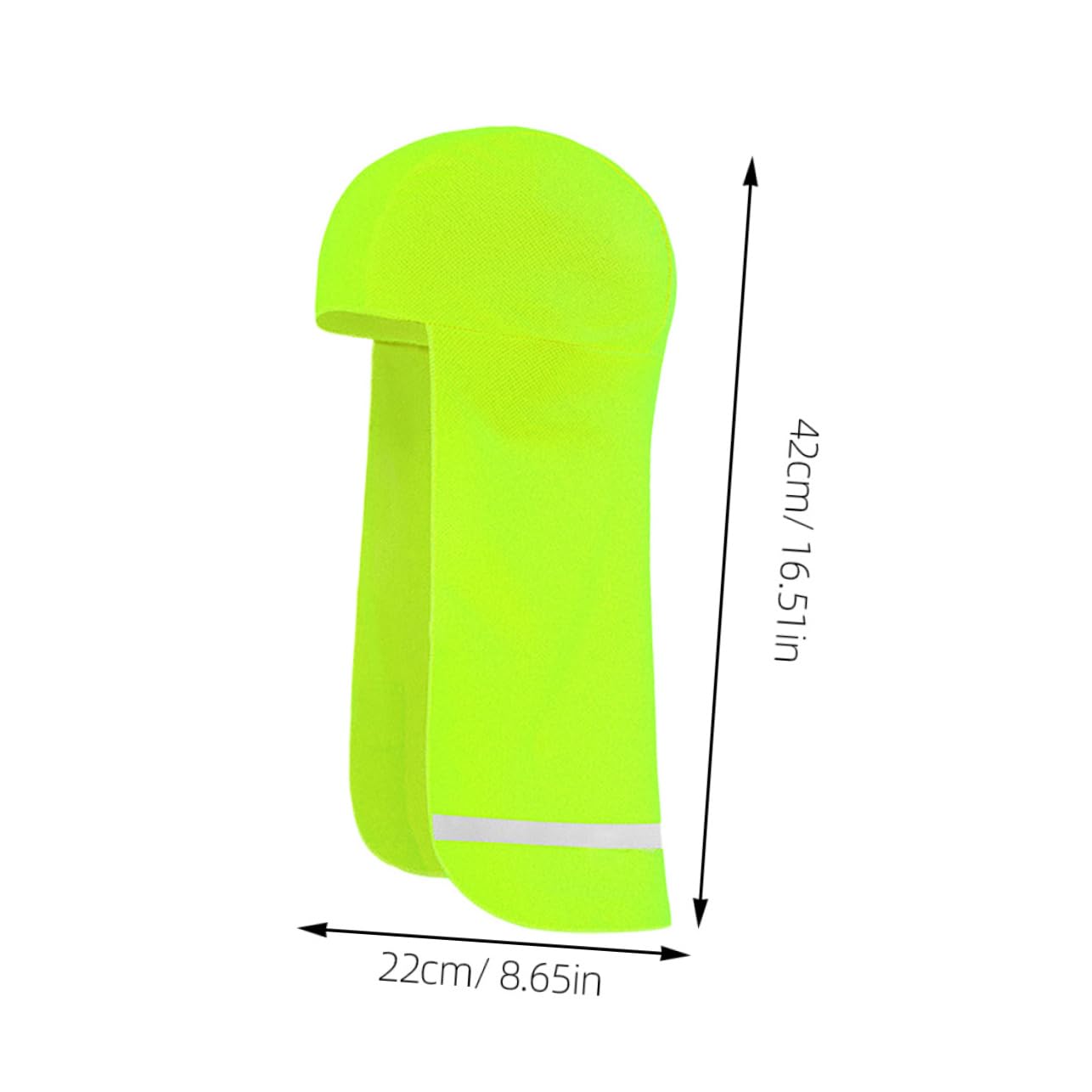 KICHOUSE Warm Cycling Cap Long Tail Turban Hat Ultra-Absorbent Hat Liner Protective Headwear for Women Helmet Accessories Light Green