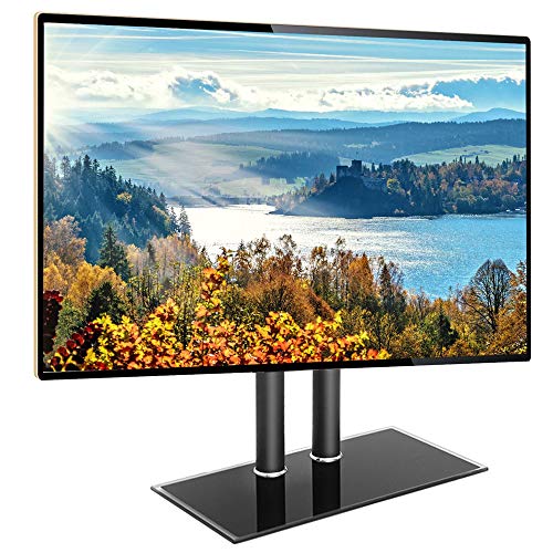 Universal-TV-Ständer Tisch-TV-Basis für 40- bis 65-Zoll-LCD-LED-OLED-4K-Plasma-Flachbildfernseher - Höhenverstellbarer TV-Ständer mit