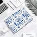 Case Compatible with MacBook Air 13 Inch 2022-2018 Release Model A2337 M1 M2 A2681,Art Protector Cover for MacBook Display with Touch ID-Chinoiserie Blue and White Dessert,13.6 Air(A2681) M2 2022