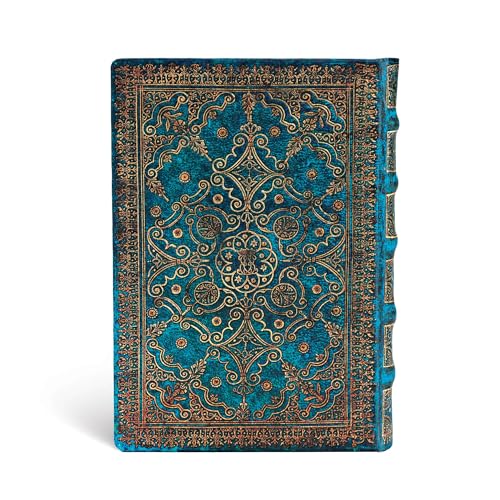 Paperblanks Azure (Equinoxe) Midi Lined Hardcover Journal (Elastic Band Closure): Lined Midi - Image 3