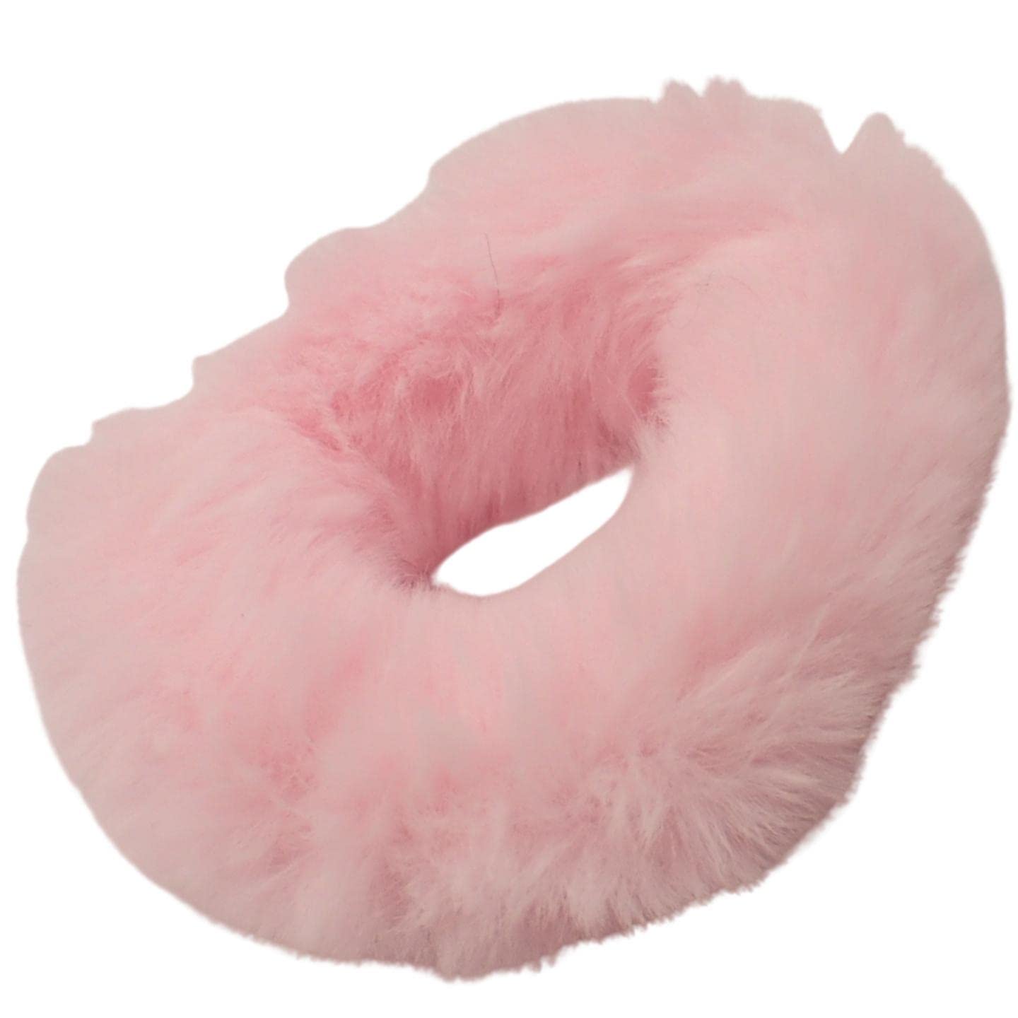 Topkids Accessories Super Fluffy Faux Fur Scrunchie, Medium Size Scrunchie for Thick & Thin Hair for Women & Girls - Image 2