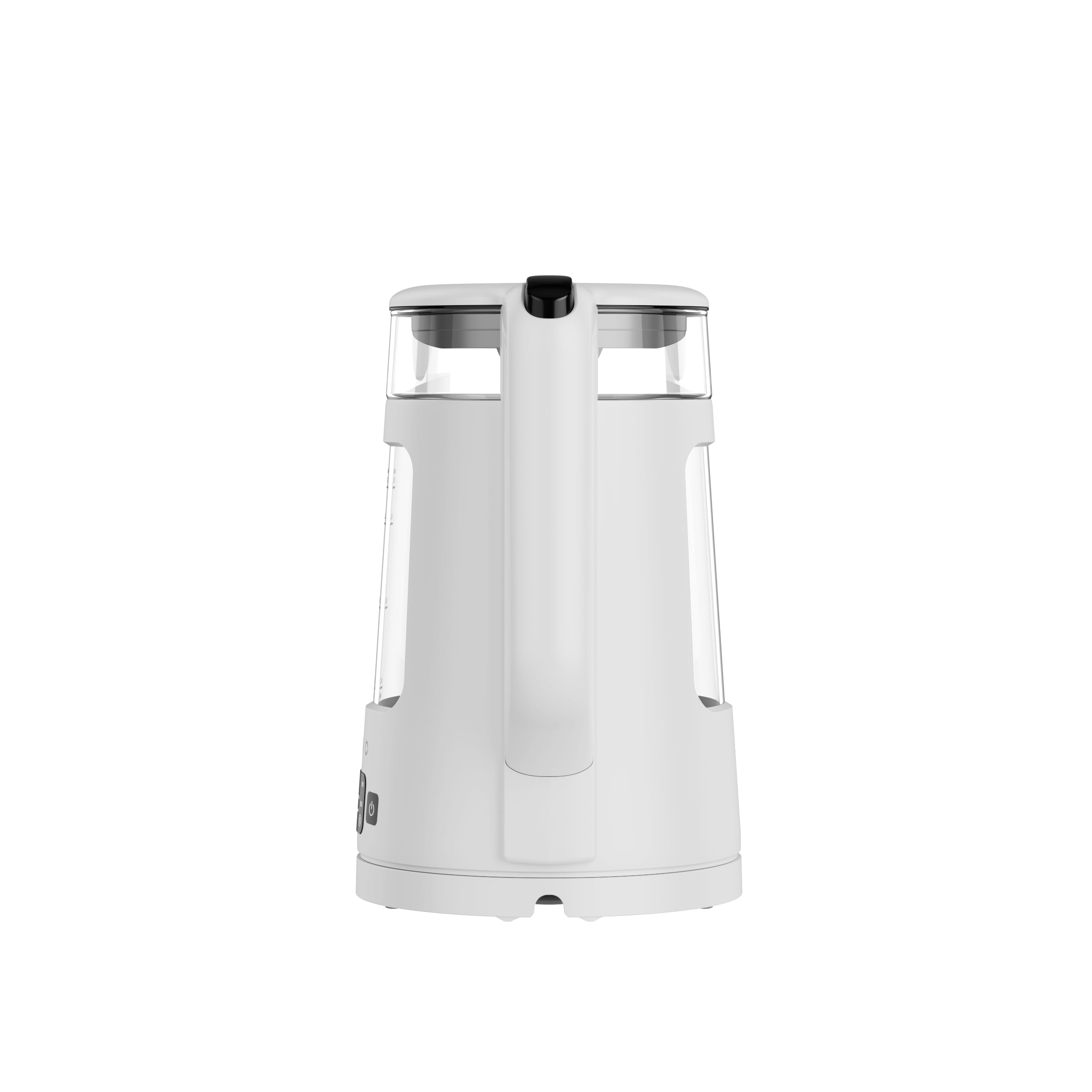AENO EK6 Bouilloire électrique 1,7 l, 1850-2200 W, contrôleur Strix, bol intérieur en verre, double paroi, écran LED, fonction maintien au chaud, transparente