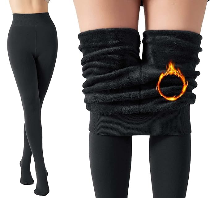 secret admirer Winter Warm Thermal Fleece Lined Thick Tights Women Slim Fit Leggings Pants Waist Size : 26 to 34 Inch Stretchable-picture-28