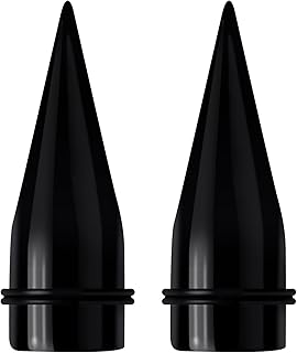 Bishilin 2PCS Ear Gauges Acrylic, Tunnels and Plugs Set 18MM-25MM Gauge Sets Ears Cone Shape
