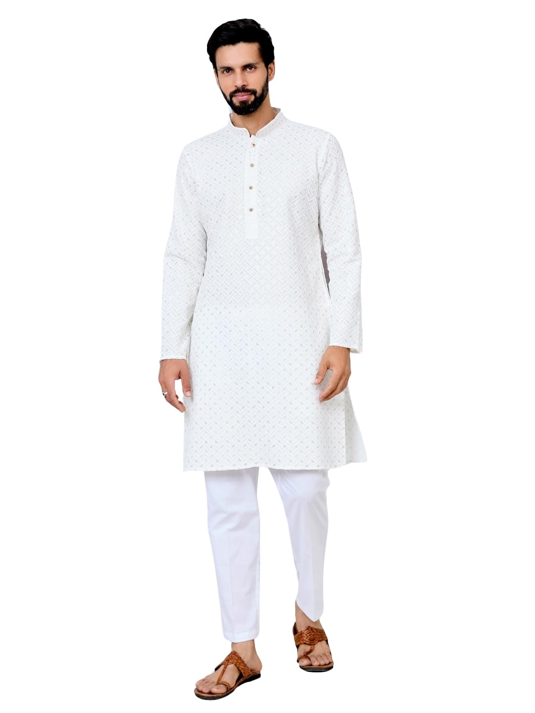See Designs Men’s Full Sleeve Mandarin Collar Embroidered Thread Work Sequinned Rayon Straight Long Kurta with Pyjama – Festive Collection | Dussehra & Diwali collection See Designs Men’s Full Sleeve Mandarin Collar Embroidered Thread Work Sequinned Rayon Straight Long Kurta with Pyjama – Festive Collection | Dussehra & Diwali collection