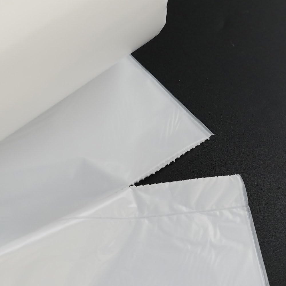 Wekioger 18 Gallon Compactor Trash Bags, 95-Count, White