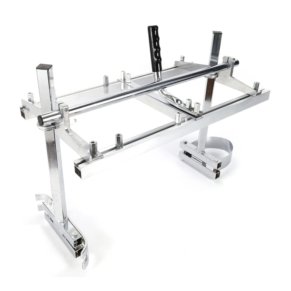 Motosierra móvil, sierra ajustable, bolsa de almacenamiento ajustable, portátil, molinillo de motosierra, riel guía de motosierras de 35,5 – 60,96 cm
