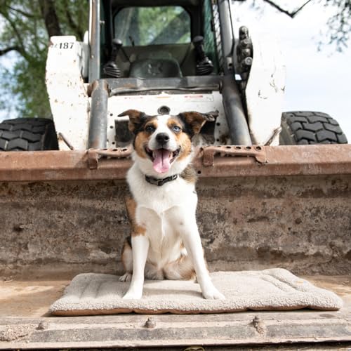 Carhartt Strapazierfähige, feste Sherpa-Top-Hunde-Windelunterlage, waschbare Enten-Leinen-Pads für Hunde, Sherpa-Top-Napper-Pad (Carhartt Brown), Größe XL