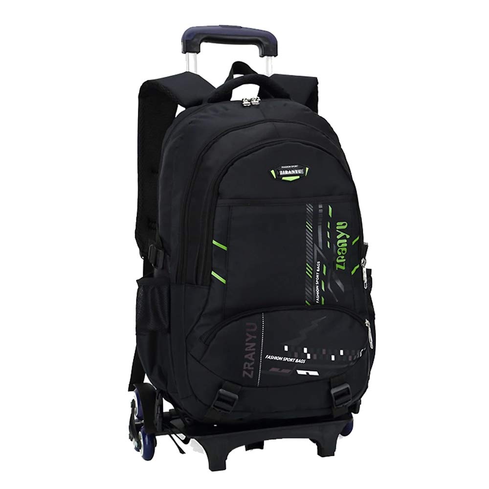 Buy BOZEVON Trolley Backpack Kids Six Pulley Backpack Luggage Trolley