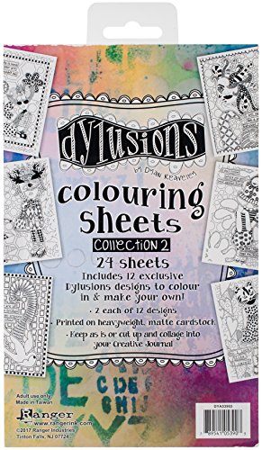 Ranger Collection 2 Dylusions Colouring Sheets 2