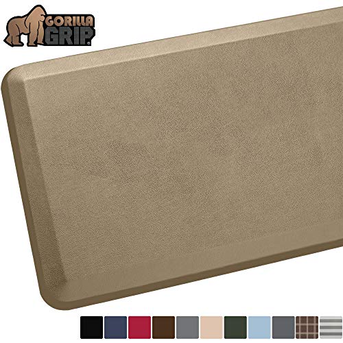 GORILLA GRIP Original Premium Anti-Fatigue Comfort Mat, Phthalate Flat, Ergonomically Engineered, Extra Support