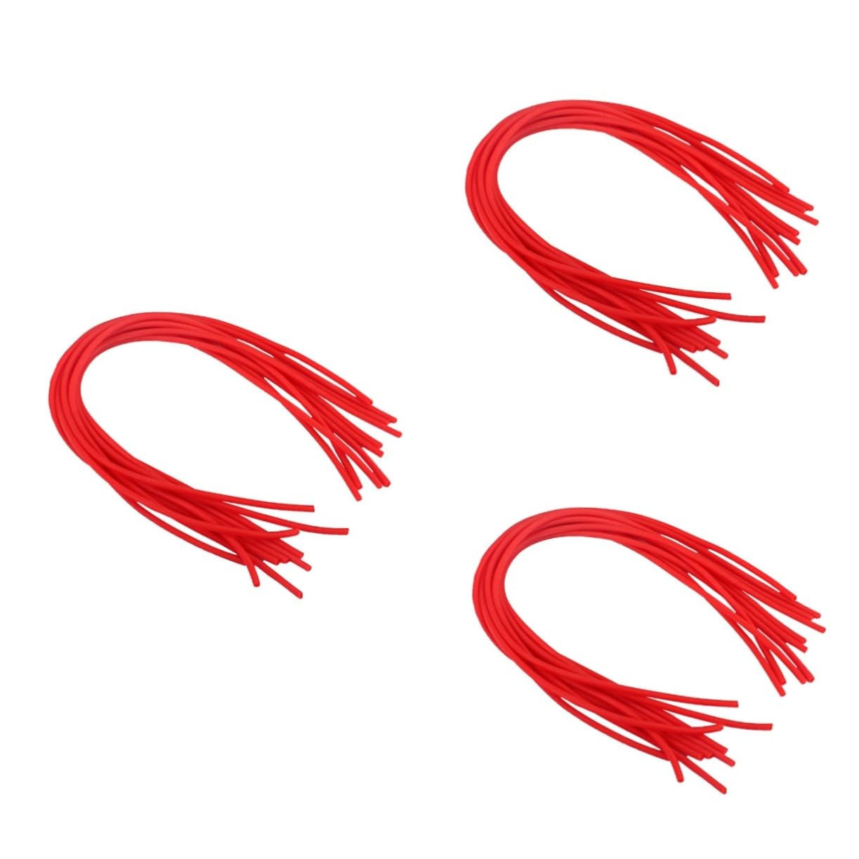 ifundom 3sets High Elasticity Moderate Thickness Rubber Tube for Hammers 10 Red Pieces Pack 10pcs*3