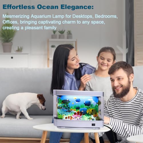 Ptahon AL- C101MLA1T Artificial Tropical Fish Decorative Moving Aquarium Lamp - Virtual Ocean Motion. Kids Fake Fish Tank thumb #6