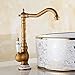 Grifo mezclador baño o cocina monomando de cerámica floral vintage grifo agua...