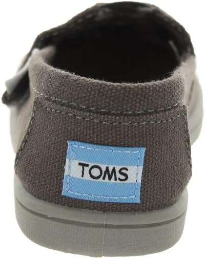 TOMs Unisex Alpargata Slip on Sneakers (Infant/Toddler/Big Kid), Ash, 11 M US Toddler