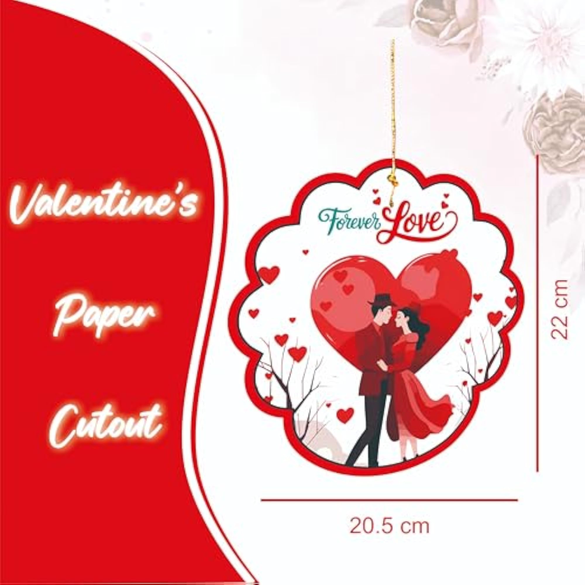 Forever Love Paper Hanging for Theme Decoration