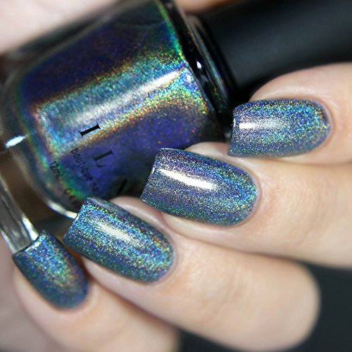 Image of ILNP Park Place - Dusk Blue Ultra Holographic Nail Polish