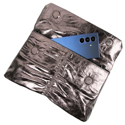 Image of JNB Faux Leather Envelope Clutch Purse
