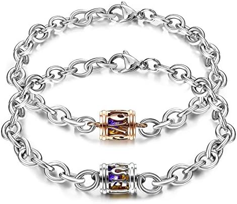 Amazon 彼氏 彼女 家族へのプレゼント ステンレス ペア ブレスレット カップル 腕輪 メンズ レディース 人気 アクセサリー 金属アレルギー対応 サージカルステンレス製 ブレスレット 通販 Amazon 彼氏 彼女 家族へのプレゼント ステンレス ペア ブレスレット カップル 腕輪 メンズ レディース 人気 アクセサリー 金属アレルギー対応 サージカルステンレス製 ブレスレット 通販