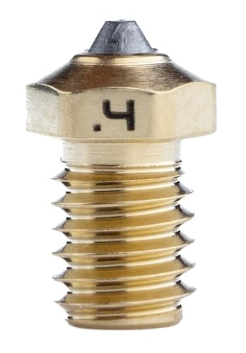 Boquillas Diamondback Compatible con V6 Boquillas de impresora 3D con punta de diamante sólido policristalino, extrusión mejorada, cualquier