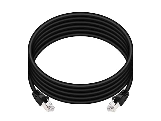 Monoprice 124360 Cable de Red Cat6a STP RJ45 26AWG 10ft Negro miniatura 4