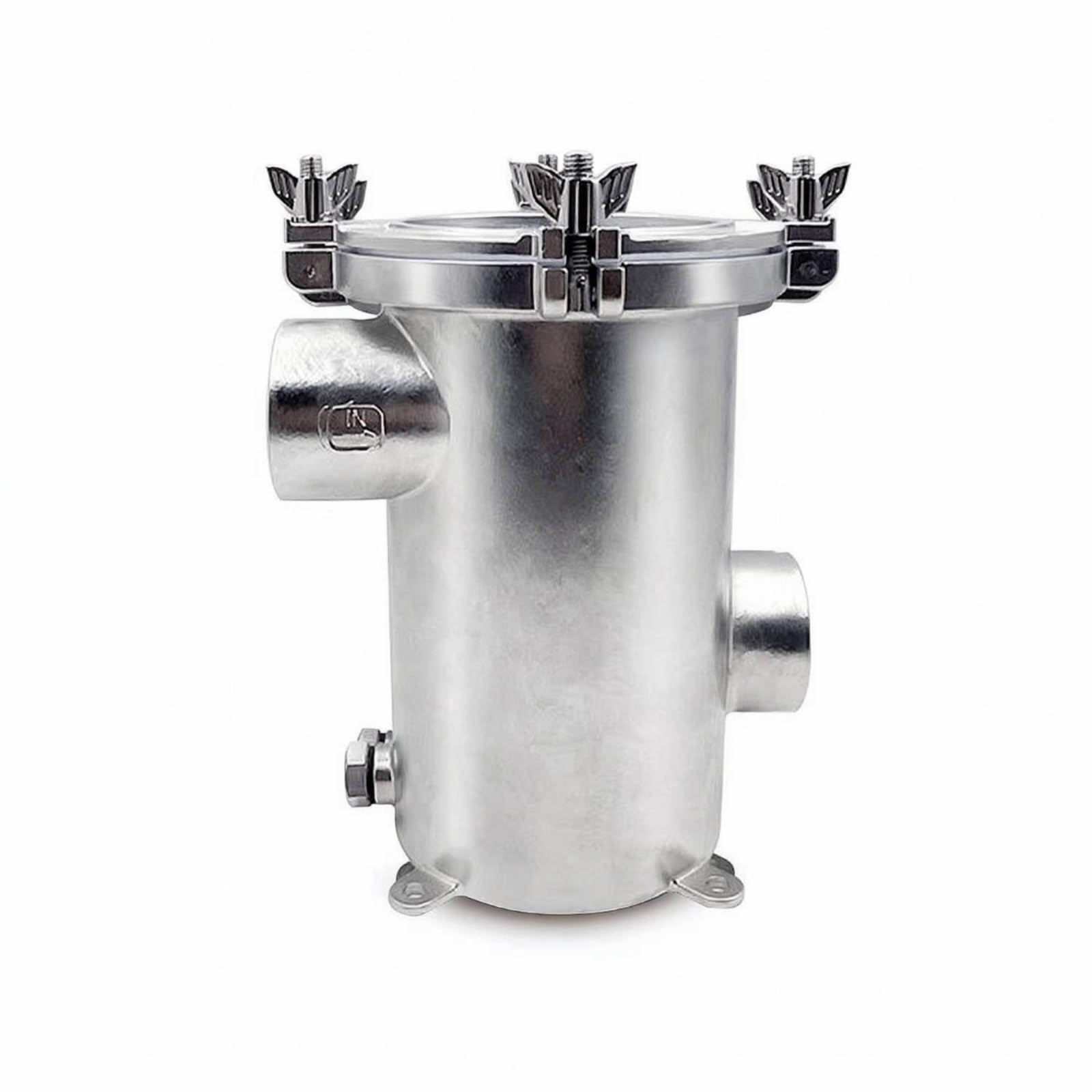Pasacascos Acero Inoxidable 316 Filtro, 1-1/4 Pulgadas, Nuevo Purificador De Agua De Mar De 1-1/4 Pulgadas con Entrada Y Salida Laterales