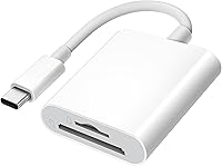 xdgeLoad USB C SD Card Reader for iPhone 15/16, iPad, MacBook - Dual SD/MicroSD Slots, Plug & Play, Bi-Directional Transfer