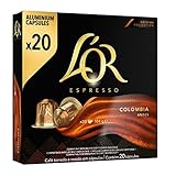 cafe lorca  L\'OR café Colombia caja 20 cápsulas