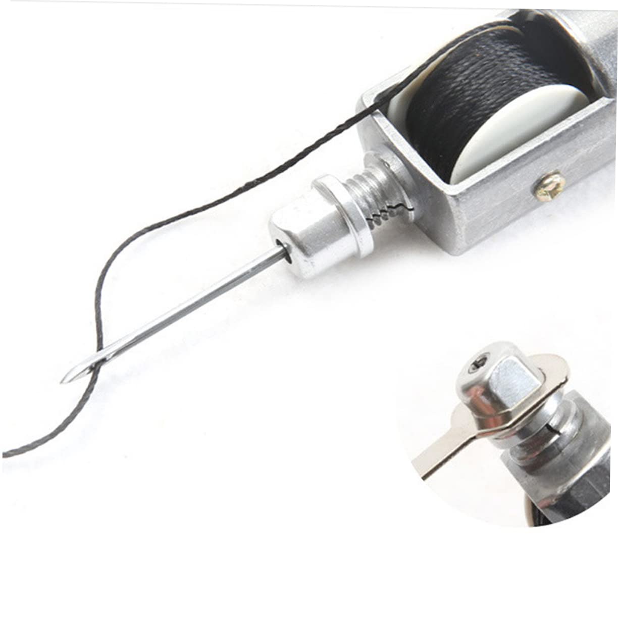 Angoily 2 Stck. DIY Leder Nähmaschine Handheld Nähwerkzeug für Handgefertigte Nähprojekte Tragbares Leder Stitching Tool für Zuhause und Bastelbedarf