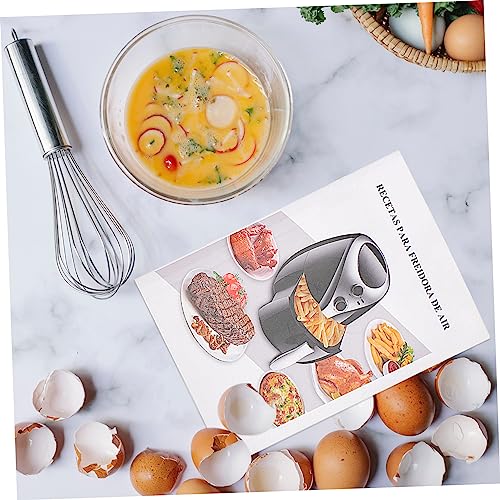 MUCKLILY Heißluftfritteusen-rezept Kochbuch Für Heißluftfritteusen Mit Einfachem Design Aus Papiermaterial Und Grundlegenden Nährwertinformationen Für Mehr Komfort Und Kreativität Küche – Bild 6