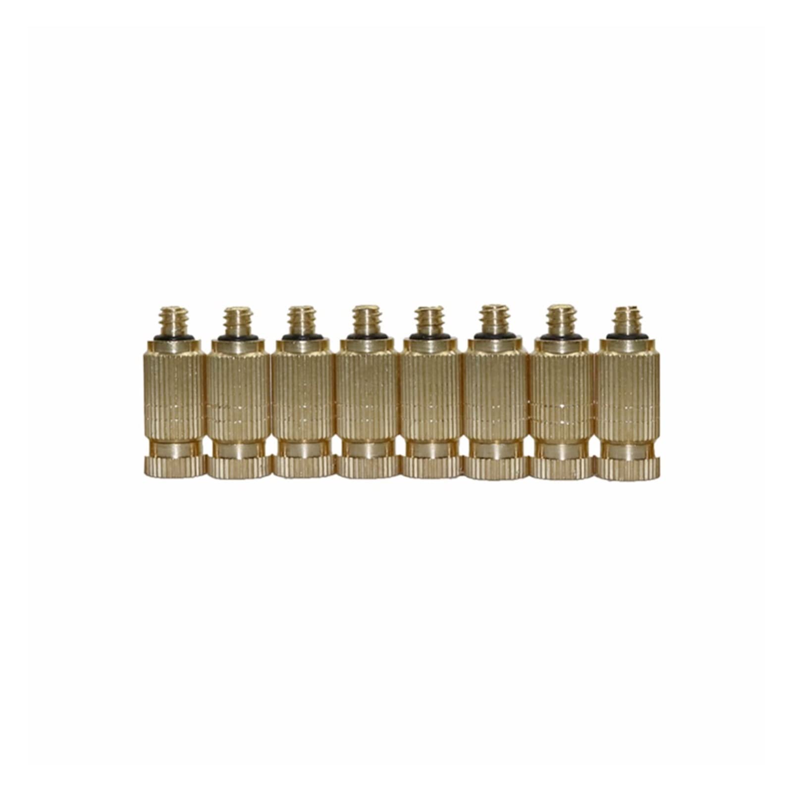 Buse d'atomisation, arroseur de buse de brumisation, 50 pcs 0,1-0,7 mm Pulvérisateurs d'atomisation de Refroidissement par Brume 3/16 Buses d'humidificateur Industriel à Filetage mâle Raccord de Refro