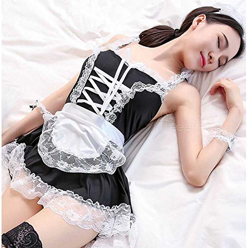 Womens School Cosplay Jurk, Sexy Bikini met Bow Kawaii Maid Kostuum Japanse Fancy Jurk voor meisjes tieners een stuk - Afbeelding 7
