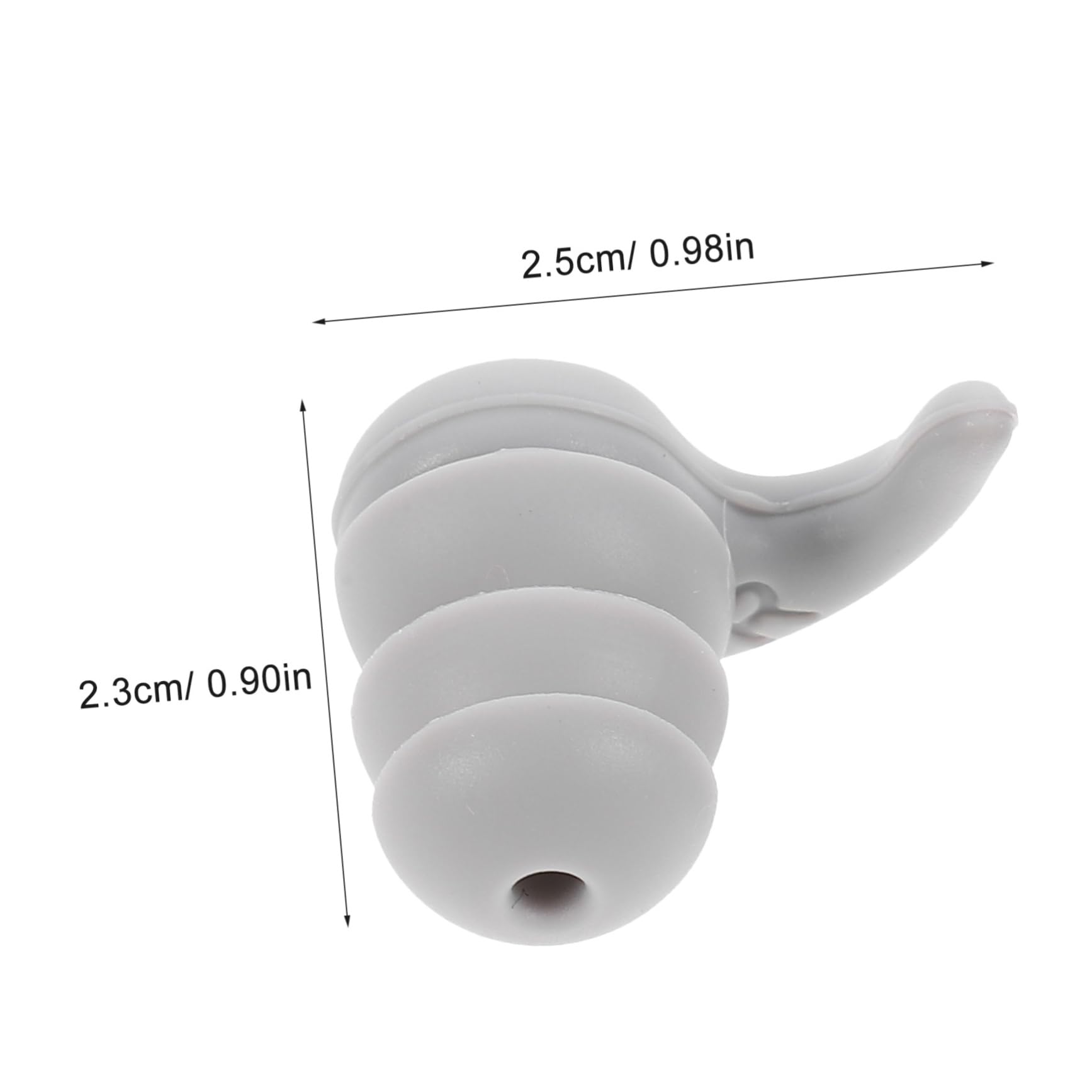 Mikikit Concert Ear Plugs Made of Soft Silicone Noise-blocking for Sleeping Snoring and Travel Waterproof Design