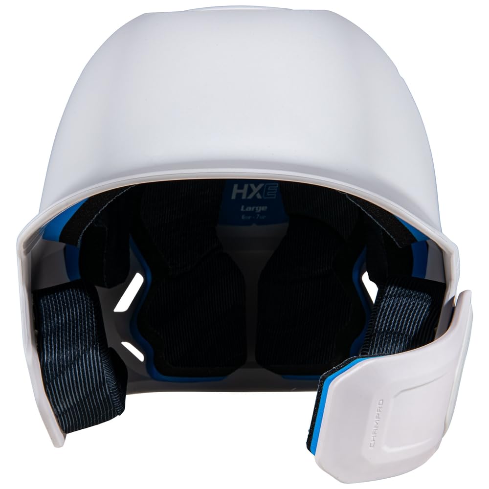 Champro HXE - Casco da baseball opaco con guardia Jaw Guard