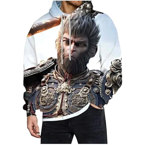 Black Myth Wukong Hoodies for Men Cover