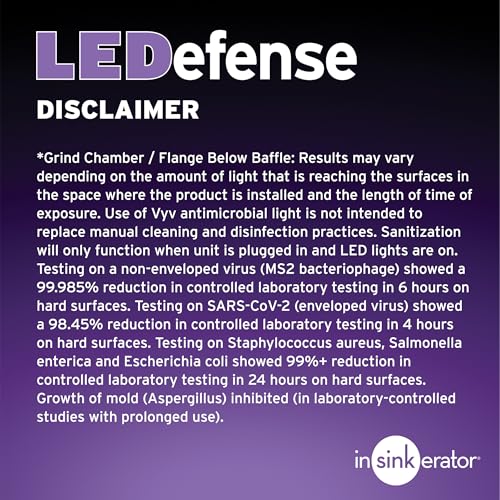 INSINKERATOR Evolution 1.0HP LED Garbage Disposal & Antimicrobial Flange - image 4