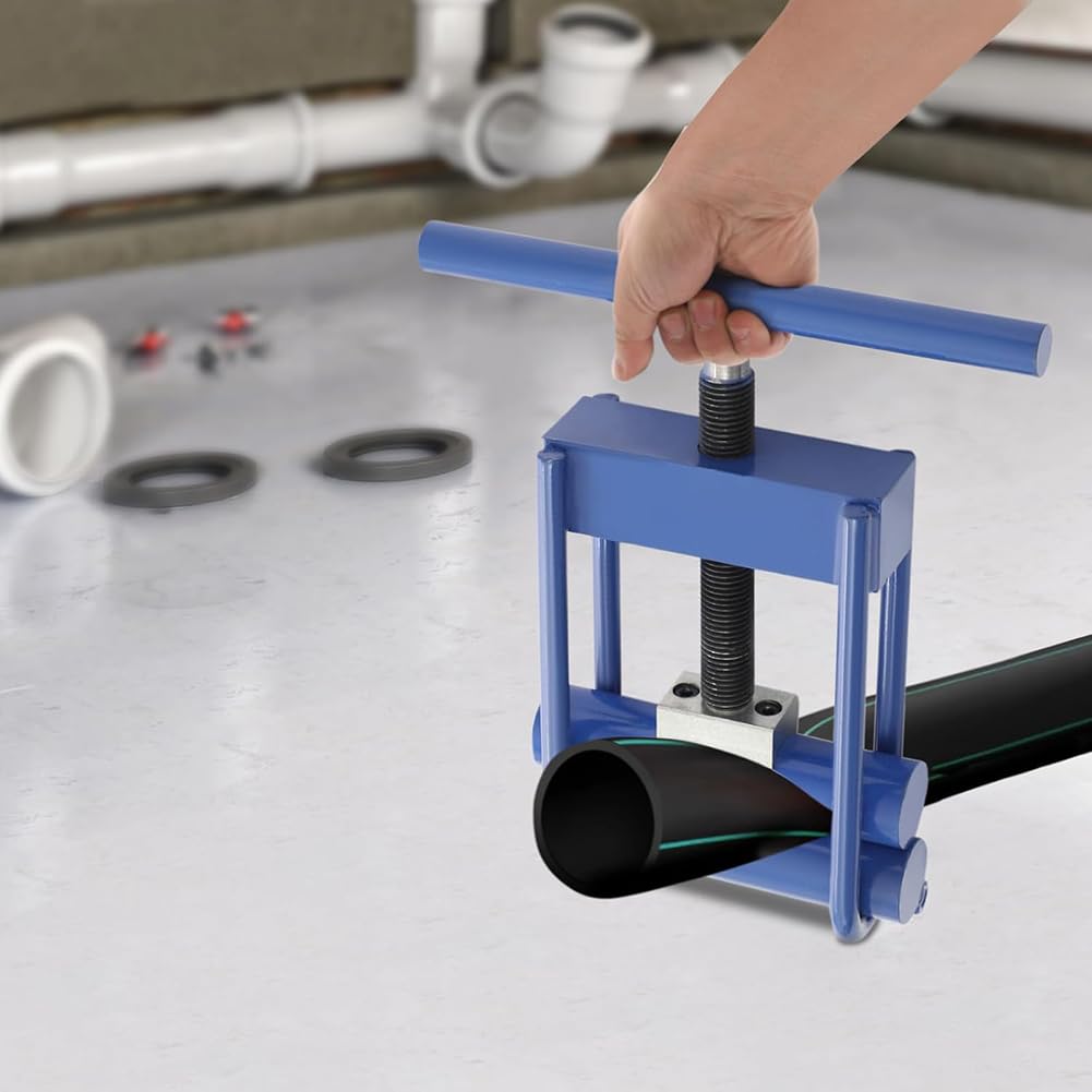 DN63 Manual Tubería Apriete Abrazadera, 0-63mm Tubería De Agua Herramienta De Cierre para PE, PVC, PPR, Tuberías De PP Mantenimiento, Emergencia Reparación De Fontanería