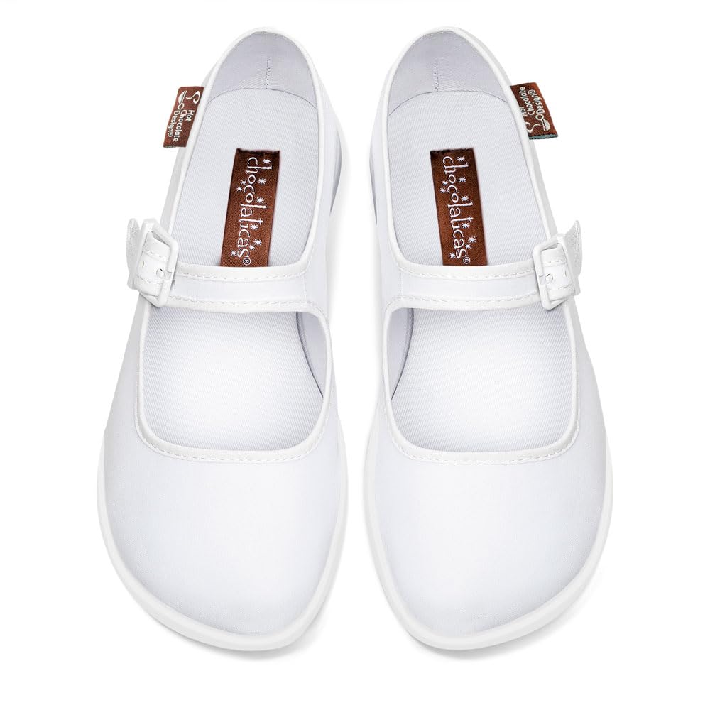 Hot Chocolate Design Chocolaticas Funky Canvas Women's Mary Jane Flat Shoes — view 28
