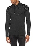  Leif Nelson LN5180 Cardigan, Noir (Anthracite/Noir), XL Homme