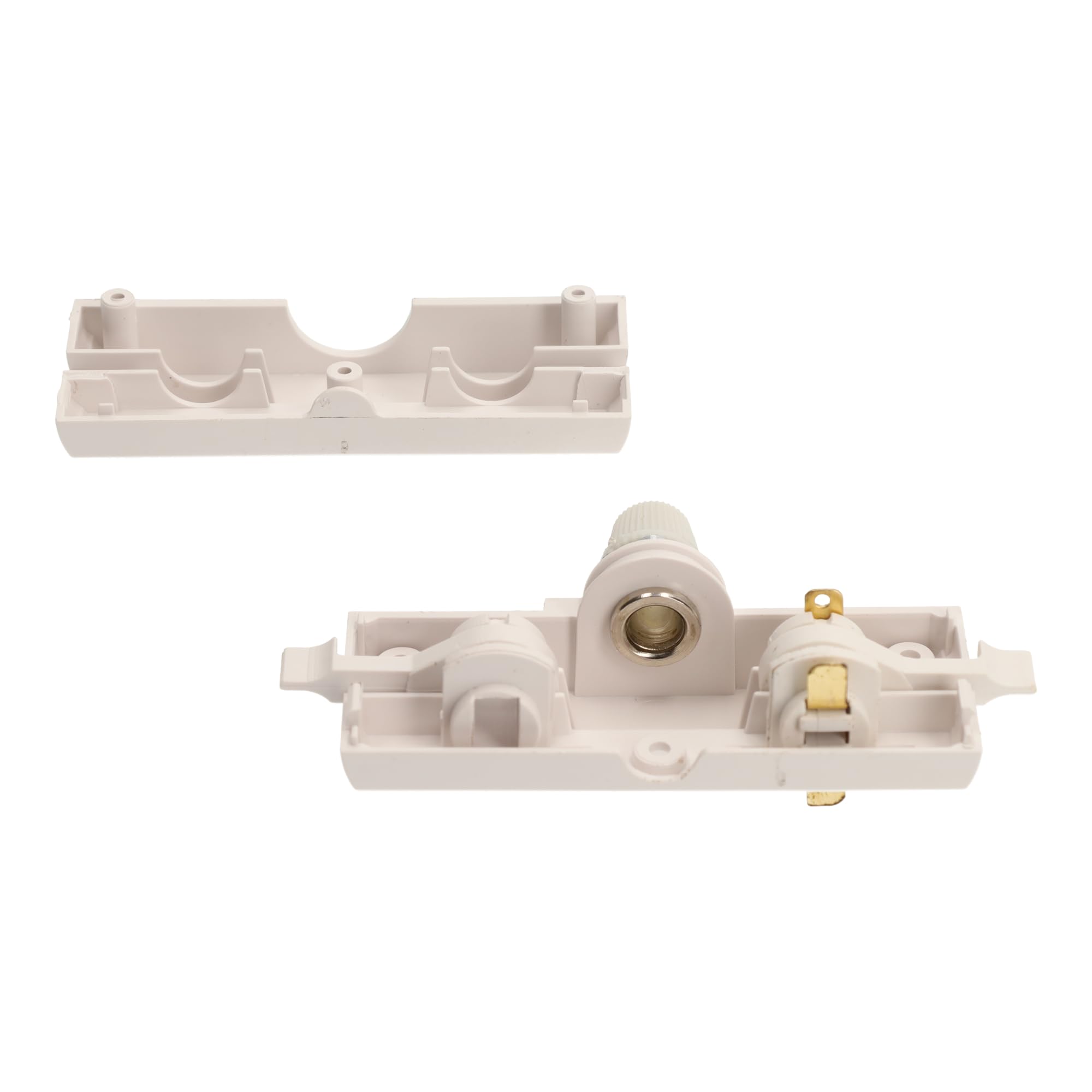 Jandei - Adaptador para Carril Monofásico Estándar. Instalación de Lámparas Colgantes Sencilla. Requiere Soldadura. (Blanco)
